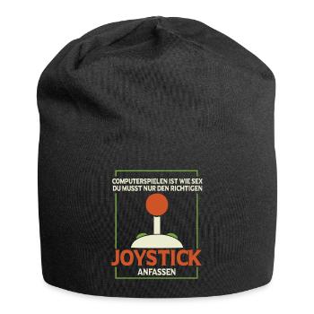 Console Gaming Computer Freak Gamer Sayings Geek - Jersey Beanie - black - Front