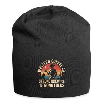 Western Coffee - Jersey Beanie - black - Front