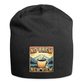 Kaffeeentzug Ex-Kaffeetrinker No Brew New View - Jersey-Beanie - Schwarz - Vorne