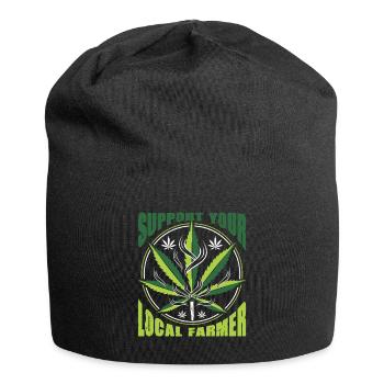 Funny Stoner Outfits - Jersey Beanie - black - Front