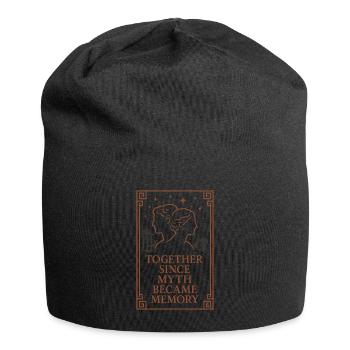 Antike Liebesmythologie Romantik Vintage - Jersey-Beanie - Schwarz - Vorne