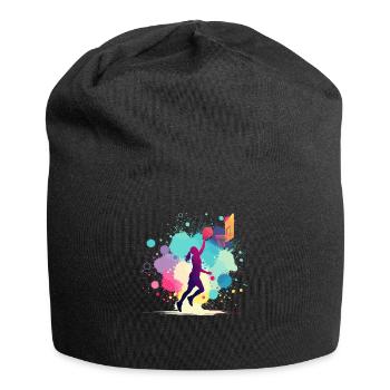 Basketball player, basketball, basketball player - Jersey Beanie - black - Front