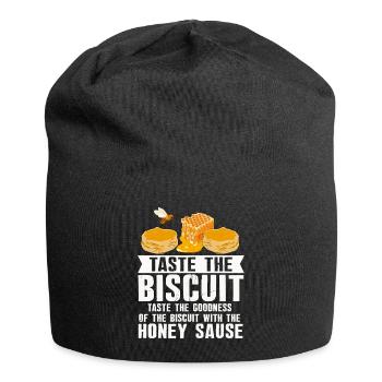 Goûte le filet biscuit miel - Bonnet en jersey - noir - Devant
