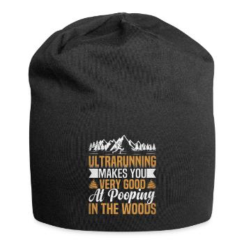Ultramarathon de 100 miles coureur d’ultramarathon - Bonnet en jersey - noir - Devant