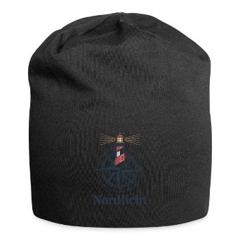 Compas du phare des aurores boréales Côte de la mer du Nord Mer Baltique - Bonnet en jersey - noir - Devant