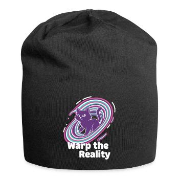 Tourbillon du portail du chat violet - Bonnet en jersey - noir - Devant
