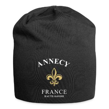 Annecy, France, France - Jersey Beanie - black - Front