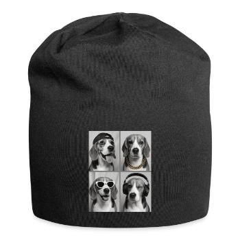 Beagle - Bonnet en jersey - noir - Devant