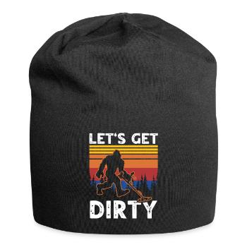 Sasquatches Dirt Fishing Big Foot - Jersey-Beanie - Schwarz - Vorne