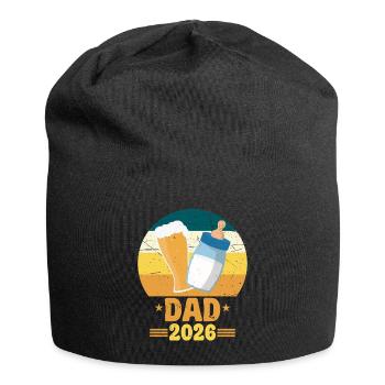 Papa 2026 Futur Papa Annonce de Bébé Futur Père - Bonnet en jersey - noir - Devant