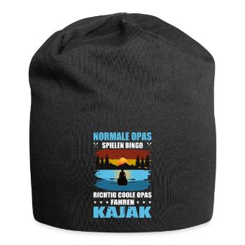 Kayaker Grandpa offre une tenue de kayak pour sports nautiques - Bonnet en jersey - noir - Devant