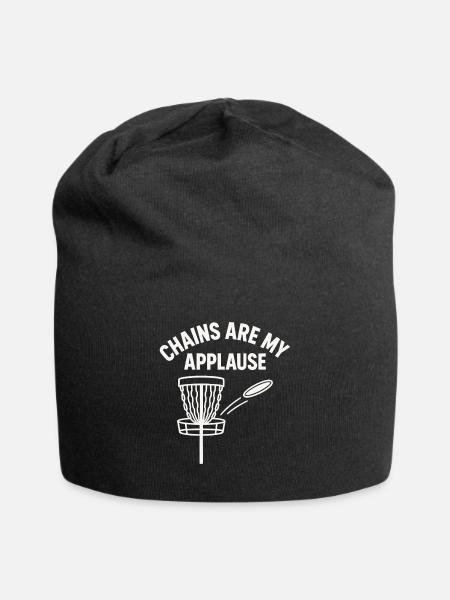 Ketten Sind Mein Applaus Discgolf - Jersey-Beanie - Schwarz