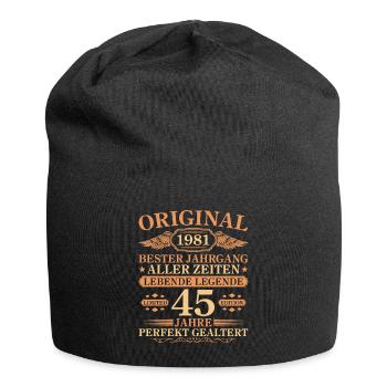 1981 Millésime parfaitement maturé 45e anniversaire - Bonnet en jersey - noir - Devant