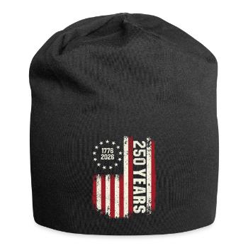 1776 to 2026 USA 250 Years American Pride - Jersey Beanie - black - Front