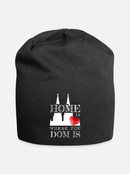 Köln Home Is Where The Dom Is Kölner Karneval Köln - Jersey-Beanie - Schwarz