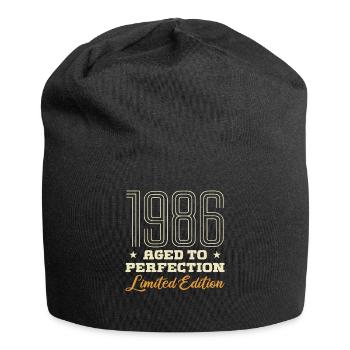 1986 L'âge de la Perfection Cadeau Anniversaire 86 - Bonnet en jersey - noir - Devant