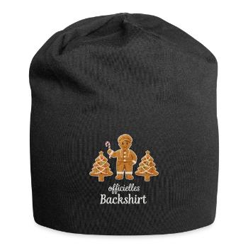 Cookies Baking Christmas Time Cookies Gingerbread - Jersey Beanie - black - Front