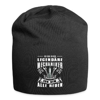Mechanic Gift Car Mechanic Car Mechanic Sayings - Jersey Beanie - black - Front