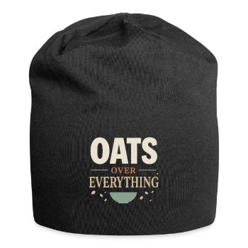 Porridge Breakfast Culture Overnight - Jersey Beanie - black - Front