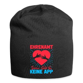 Volunteer recognition There is no app for volunteering - Jersey Beanie - black - Front