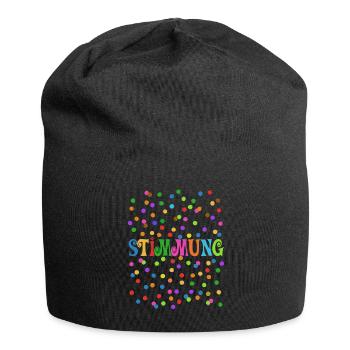 Shrovetide - Carnival - Atmosphere - Confetti - Jersey Beanie - black - Front