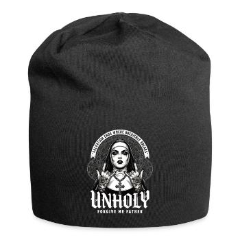 Nonne impie – Le salut prend fin - Bonnet en jersey - noir - Devant