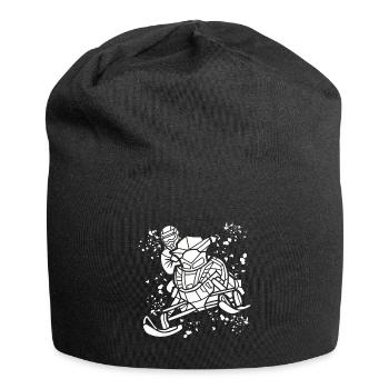 Aventure vibrante en motoneige Skidoo - Bonnet en jersey - noir - Devant