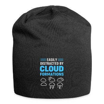 Météorologue en météorologie, tempête et tornade, météorologique - Bonnet en jersey - noir - Devant