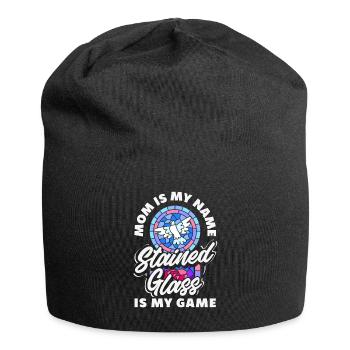 Stained Glass Art Stained Glass Artist - Jersey Beanie - black - Front