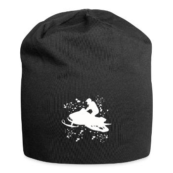 Aventure vibrante en motoneige Skidoo - Bonnet en jersey - noir - Devant
