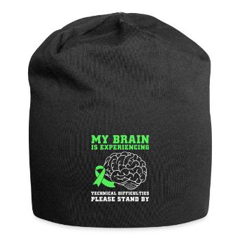 Brain injury stroke - Jersey Beanie - black - Front