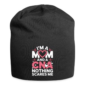 Caregiver Saying Funny Caregiver Gift - Jersey Beanie - black - Front