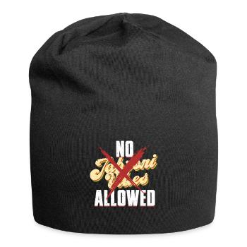 No Jabroni Vibes Allowed - Jersey Beanie - black - Front