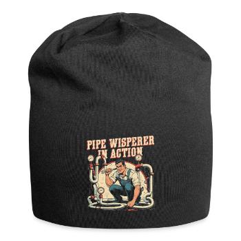 Pipe Layer Pipe Builder Pipe Whisperer - Jersey Beanie - black - Front