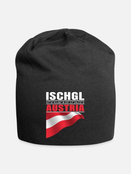 Ischgl - Jersey-Beanie - Schwarz