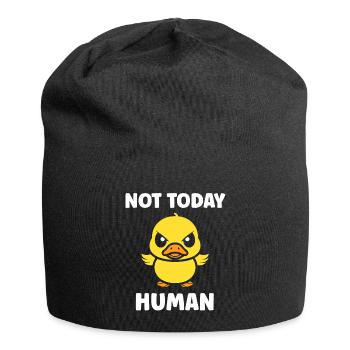 Rebellious duckling not today - Jersey Beanie - black - Front