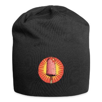 Graphique de glace - Bonnet en jersey - noir - Devant