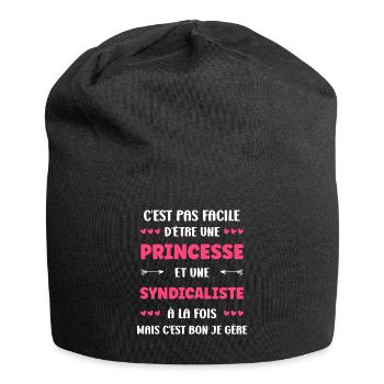 trade unionist - Jersey Beanie - black - Front