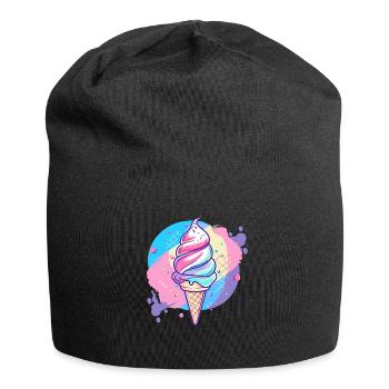 glace - Bonnet en jersey - noir - Devant