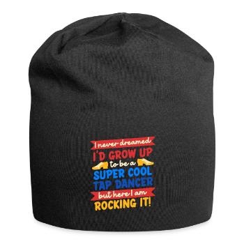Stepptanz Stepptänzer Stepptänzerin Stepper - Jersey-Beanie - Schwarz - Vorne