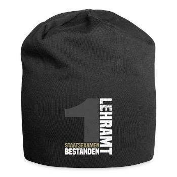 1er examen d’État en enseignement - Bonnet en jersey - noir - Devant