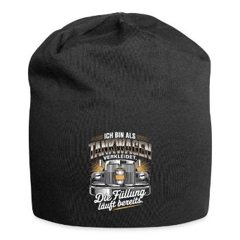 Carnival Disguised as a Tanker Truck Bachelor Party Costume Beer - Jersey Beanie - black - Front