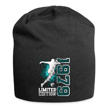 1979 Geburtsjahr Geburtstag - Jersey-Beanie - Schwarz - Vorne