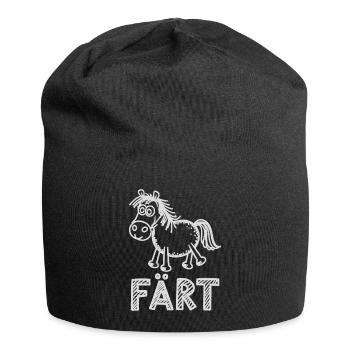 Pferd Reiten Reiterin Pferdebesitzer FÄRT - Jersey-Beanie - Schwarz - Vorne