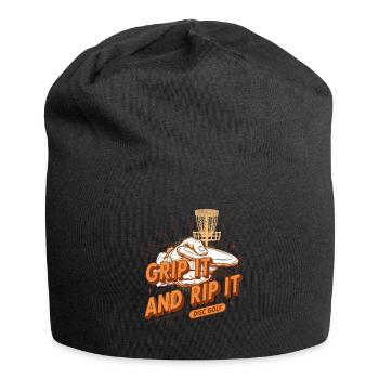 Grip It And Rip It Disc Golf Funny Disc Golf - Jersey Beanie - black - Front