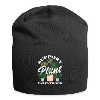 Soutien à la parentalité des plantes - Bonnet en jersey - noir - Devant
