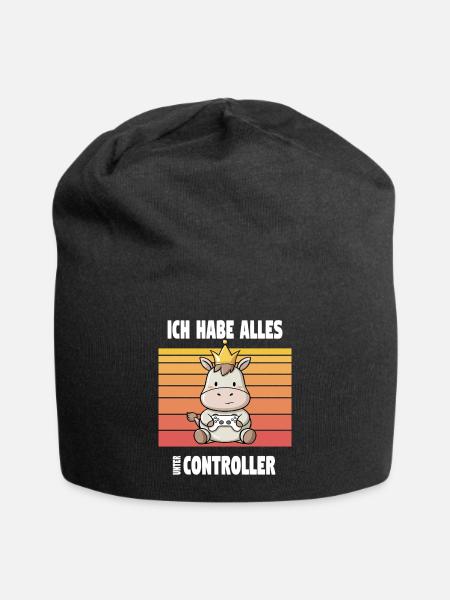 gaming animal design - Jersey-Beanie - Schwarz