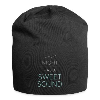 Navigation de nuit avec - Bonnet en jersey - noir - Devant