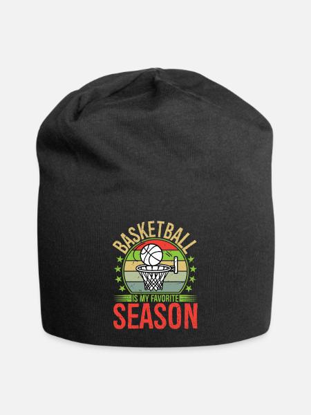 Basketball Is My Favorite Season Vintage - Jersey-Beanie - Schwarz
