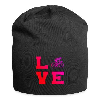 Klare Roadbike Botschaft - Jersey-Beanie - Schwarz - Vorne